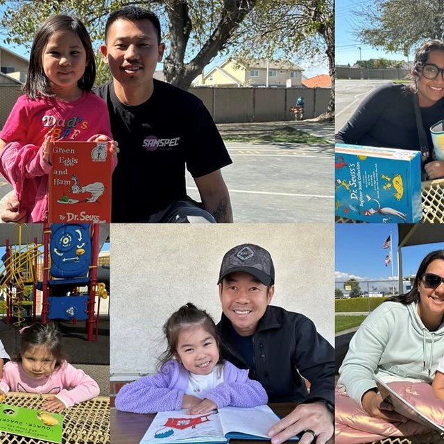 Carrillo students enjoying Read with a Loved One <3