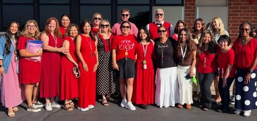Carrillo Staff Showing School Spirit!