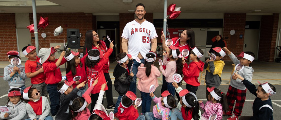 Thank you to Carlos Estévez and The Angels Foundation Adopt-A-School