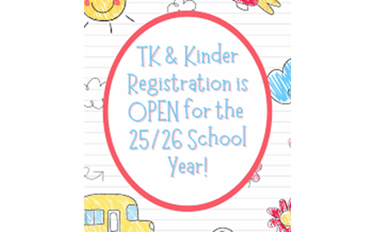 Register Now for Transitional Kindergarten and Kindergarten - article thumnail image