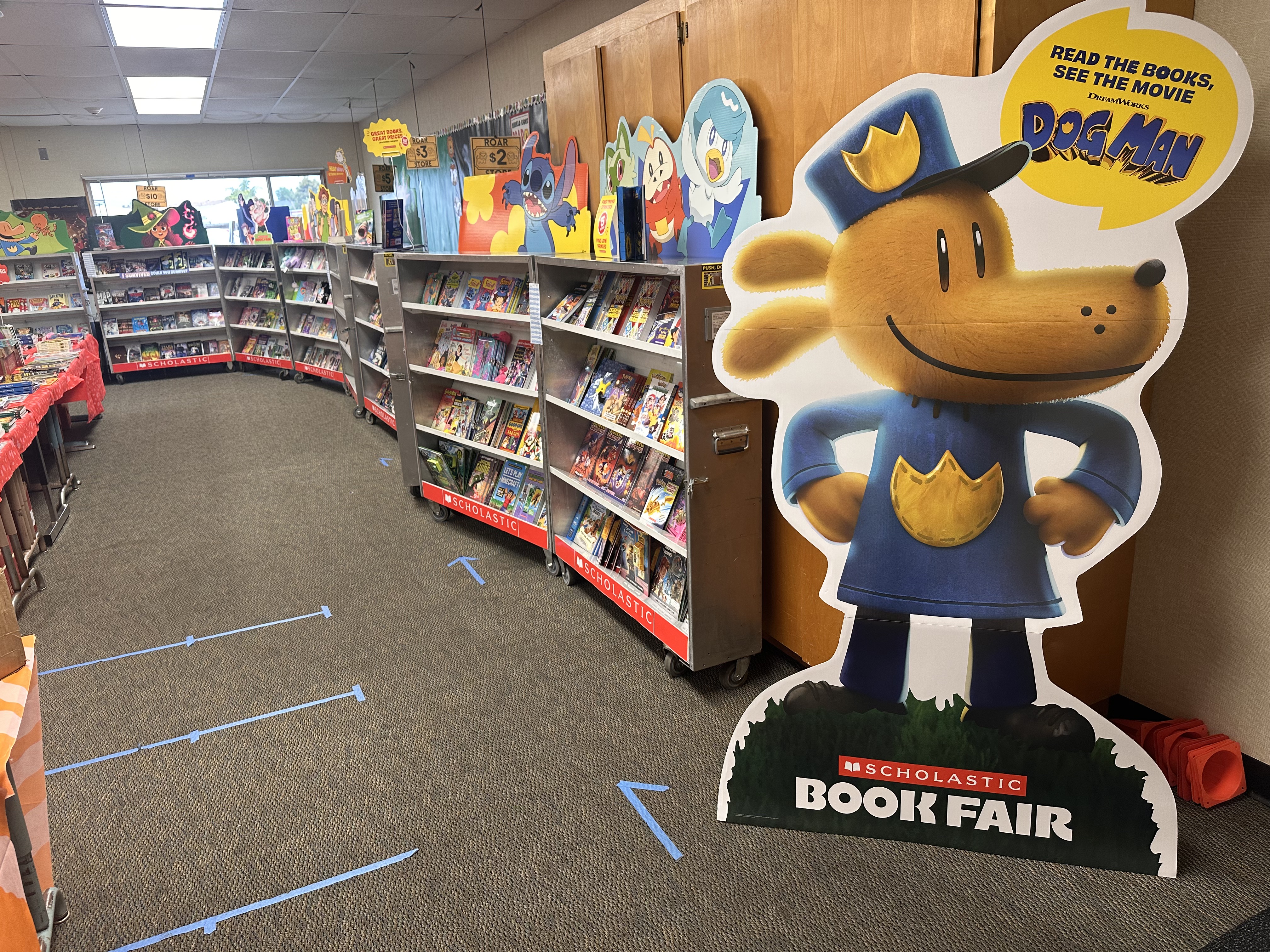 Carrillo Book Fair provides a place where our Carrillo Lions purchase their favorite books to support our school.