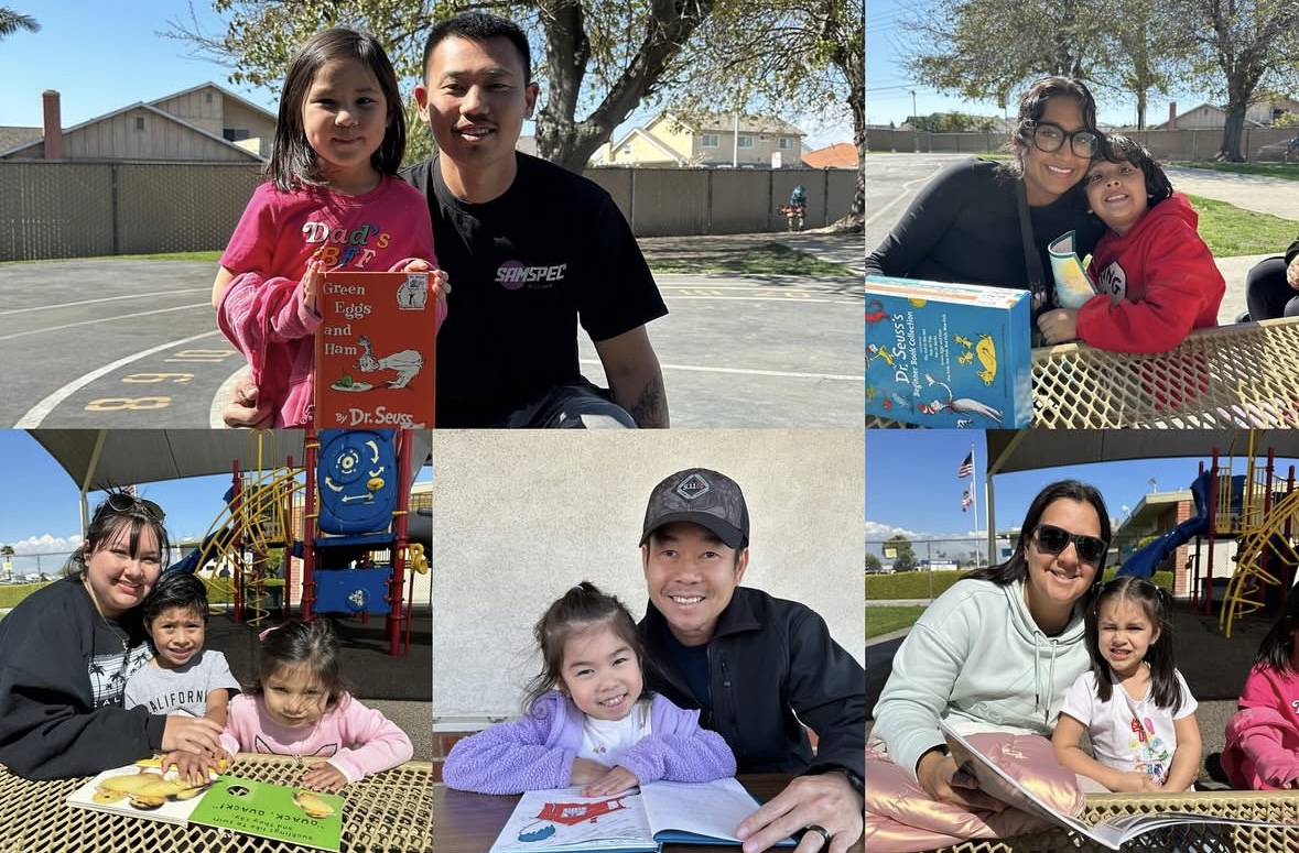 Carrillo students enjoying Read with a Loved One <3 